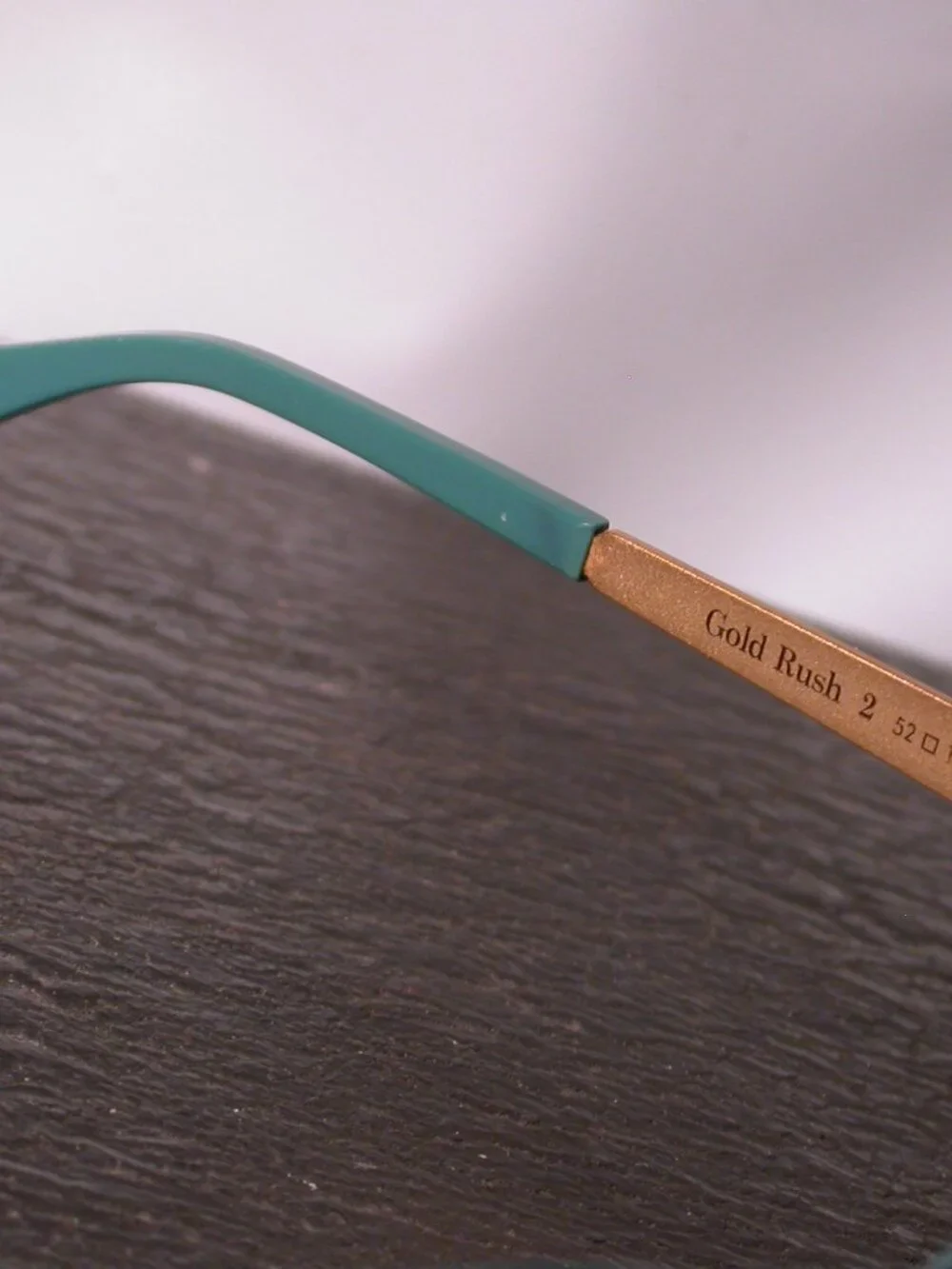 WOOW Gold Rush Blue Green Designer Eyeglasses Frames Made in Italy